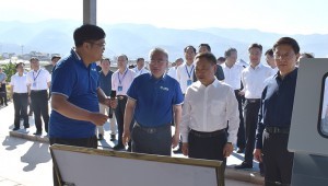 5月6日，國(guó)家水利部深化農(nóng)業(yè)水價(jià)綜合改革、推進(jìn)現(xiàn)代化灌區(qū)建設(shè)現(xiàn)場(chǎng)會(huì)在云南省元謀縣勝利召開(kāi)，水利部部長(zhǎng)李國(guó)英、云南省省長(zhǎng)王予波等在元謀項(xiàng)目展廳聽(tīng)取了董事長(zhǎng)王浩宇關(guān)于大禹節(jié)水參與兩手發(fā)力建設(shè)現(xiàn)代化灌區(qū)的匯報(bào)，并給予了充分肯定。
